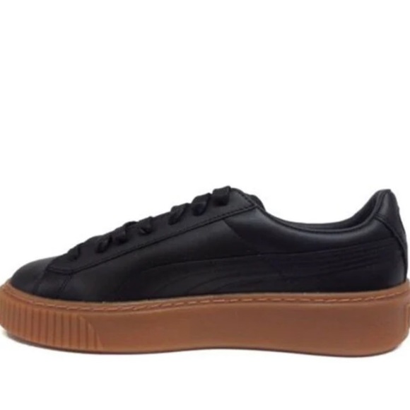 PUMA Basket Platform Core 'Black Gum' 364040-02 womens - Picture 2 of 16